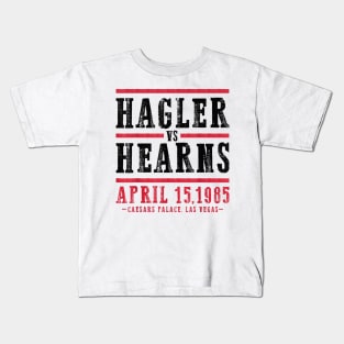 Hagler vs Hearns Kids T-Shirt